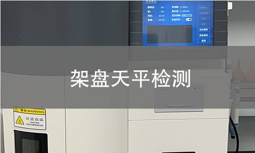 架盘天平检测