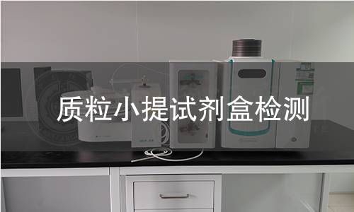 质粒小提试剂盒检测