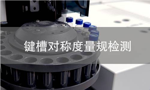 键槽对称度量规检测