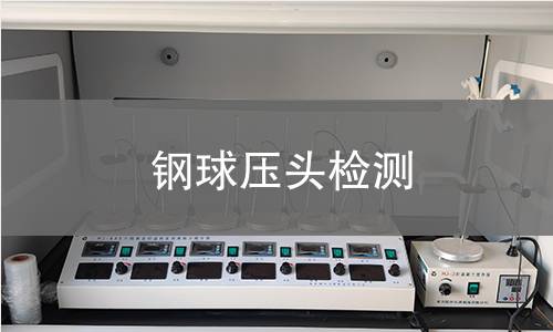 钢球压头检测