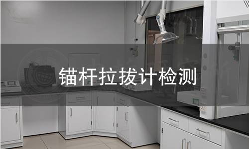 锚杆拉拔计检测