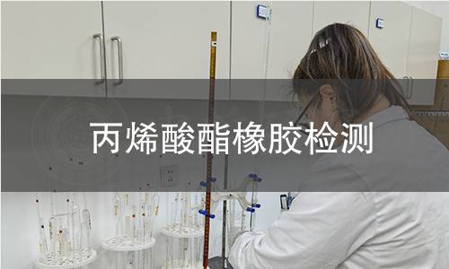 丙烯酸酯橡胶检测