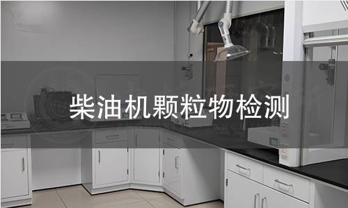 柴油机颗粒物检测