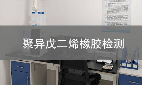 聚异戊二烯橡胶检测