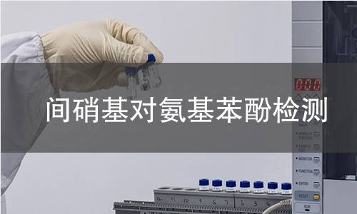 间硝基对氨基苯酚检测