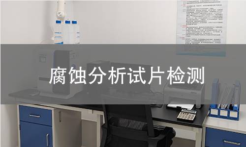 腐蚀分析试片检测