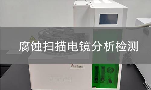 腐蚀扫描电镜分析检测