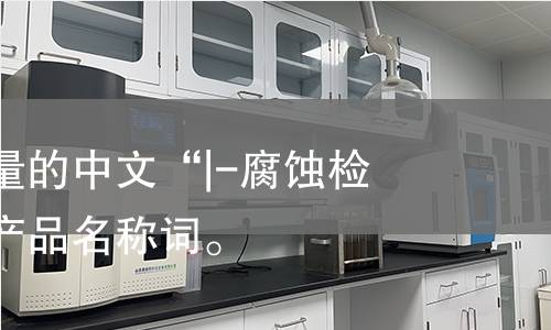 用户需要大量的中文“|-腐蚀检测”相关的产品名称词。