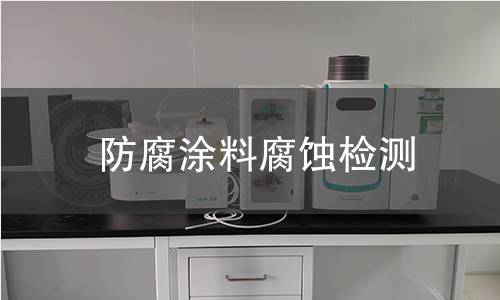 防腐涂料腐蚀检测