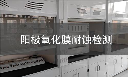 阳极氧化膜耐蚀检测