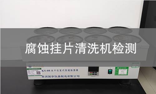 腐蚀挂片清洗机检测