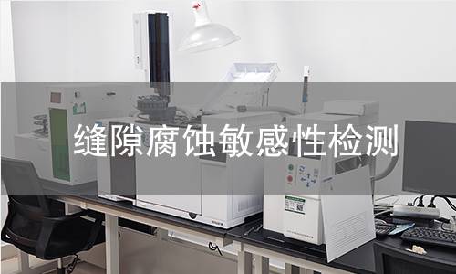缝隙腐蚀敏感性检测