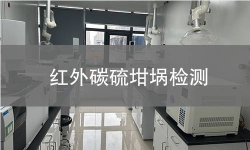 红外碳硫坩埚检测