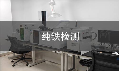 纯铁检测
