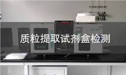 质粒提取试剂盒检测