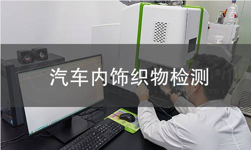 汽车内饰织物检测