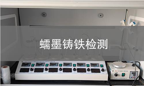 蠕墨铸铁检测