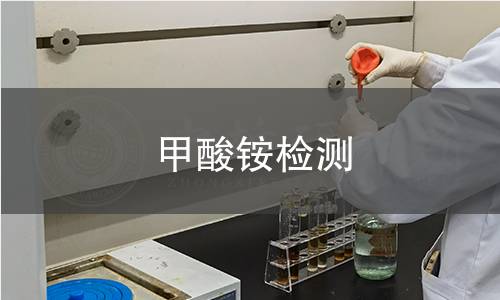 甲酸铵检测