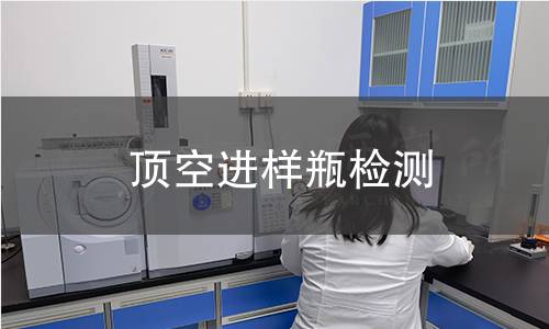 顶空进样瓶检测