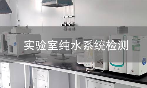 实验室纯水系统检测