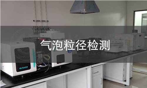 气泡粒径检测