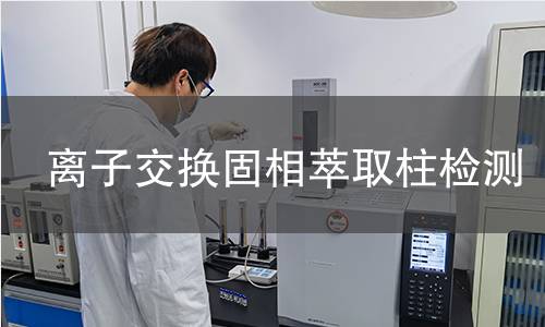 离子交换固相萃取柱检测