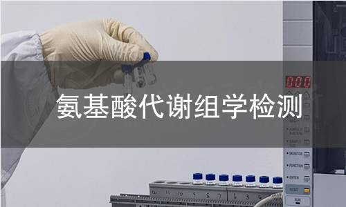 氨基酸代谢组学检测