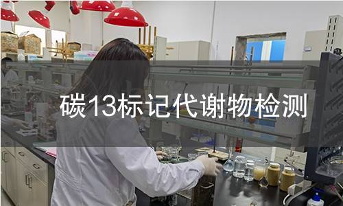 碳13标记代谢物检测