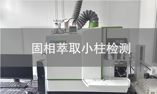 固相萃取小柱检测