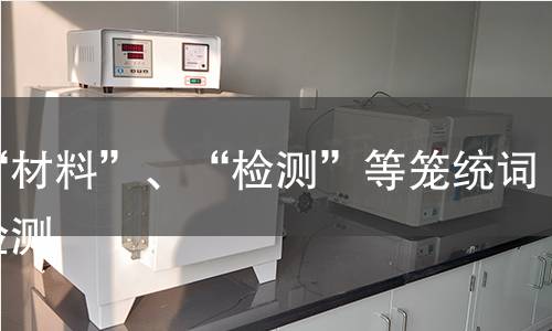 无“材料”、“检测”等笼统词。检测