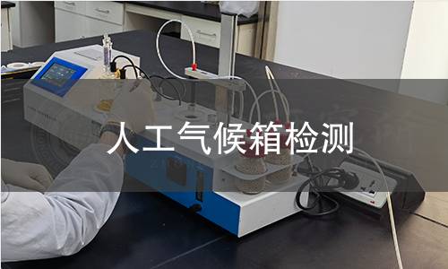 人工气候箱检测