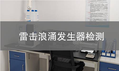 雷击浪涌发生器检测