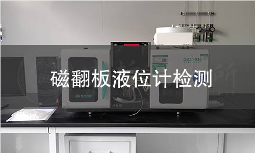 磁翻板液位计检测