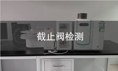 截止阀检测